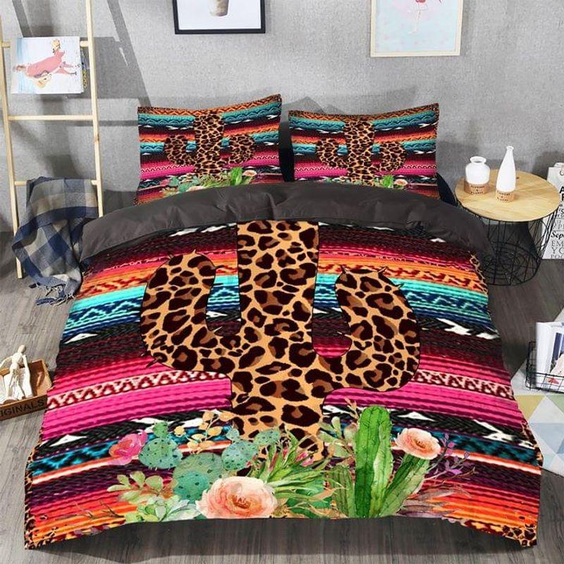 Cactus 3D Print Bedding Set Leopard Pattern Bedding Set Flowers Bedding Set Roses