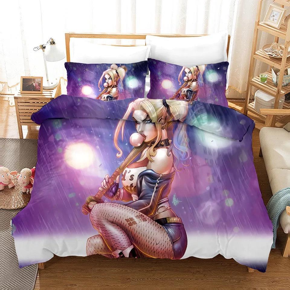 Birds Of Prey Harley Quinn  #28 Duvet Cover Quilt Cover Pillowcase Bedding Set Bed Home Bedroom Decor
