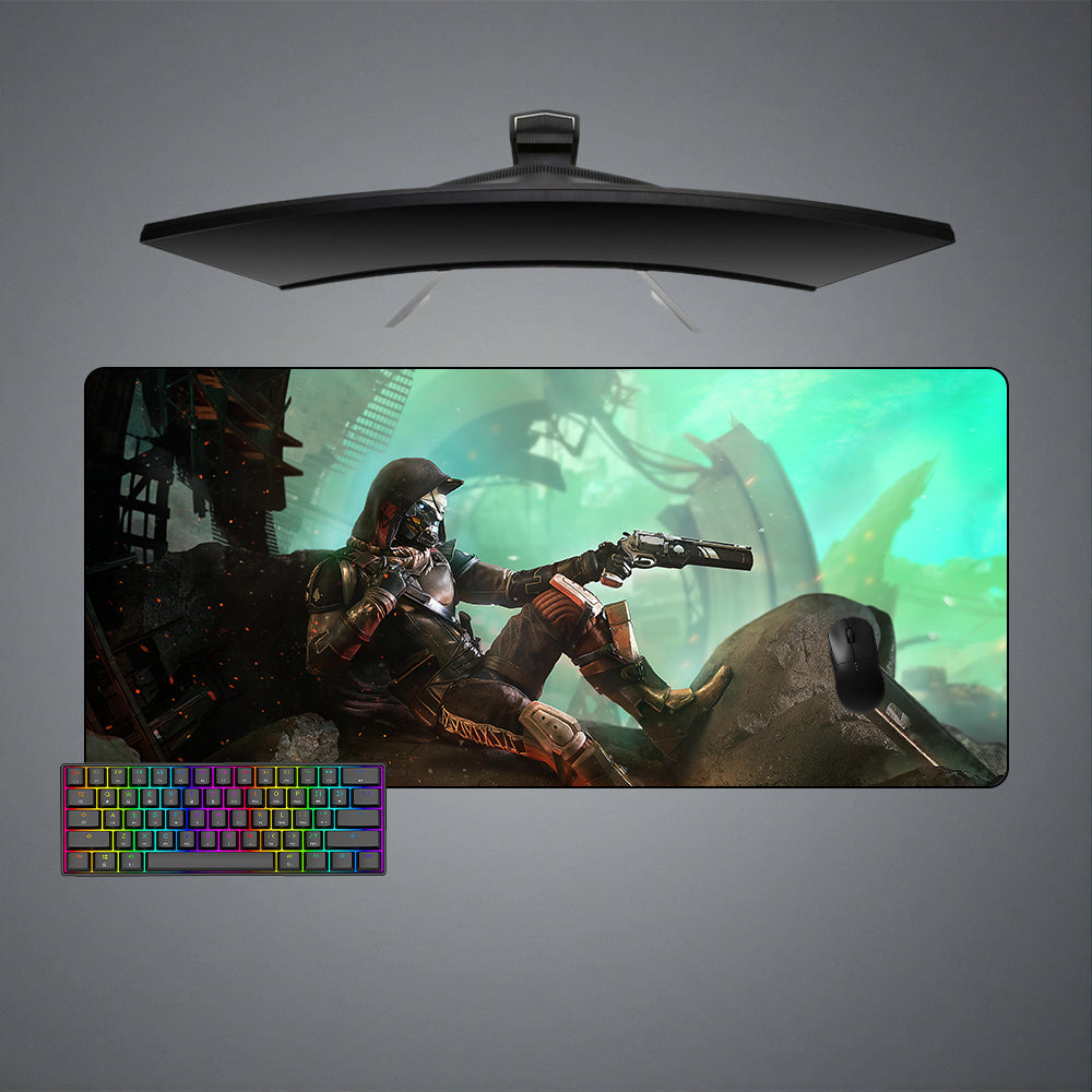 Allleftout Destiny Hunter Design Gaming Mouse Pad, Computer Desk Mat