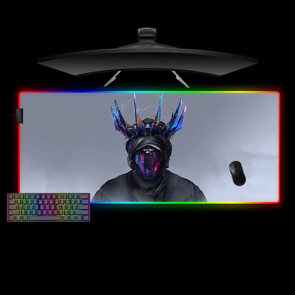 Allleftout Destiny Crown Design Rgb Gaming Mouse Pad, Computer Desk Mat