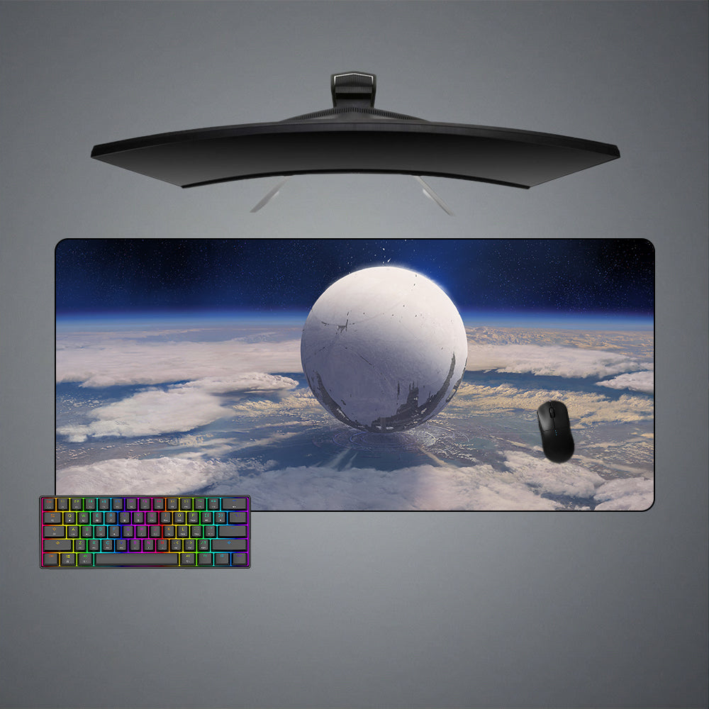 Allleftout Destiny Planet Design Gaming Mouse Pad, Computer Desk Mat