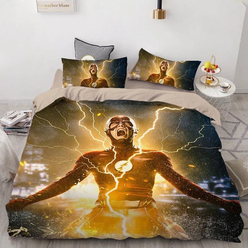The Flash Barry Allen  #13 Duvet Cover Quilt Cover Pillowcase Bedding Set Bed Home Decor