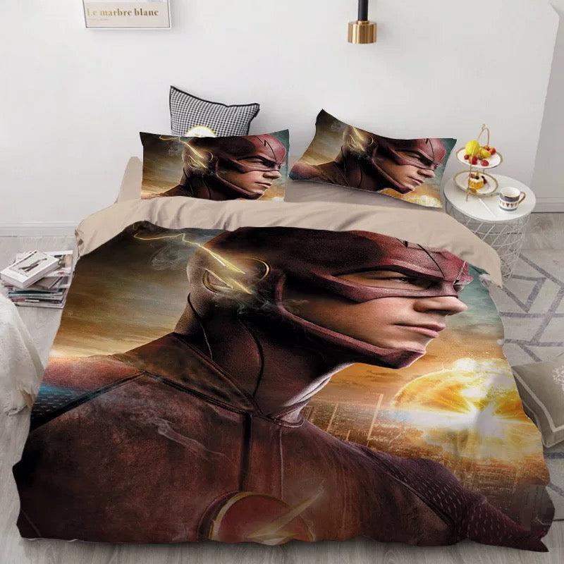 The Flash Barry Allen  #18 Duvet Cover Quilt Cover Pillowcase Bedding Set Bed Home Decor