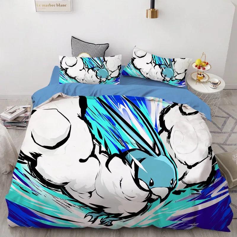 Pokemon Pikachu  #35 Duvet Cover Quilt Cover Pillowcase Bedding Set Bed Home Bedroom Decor