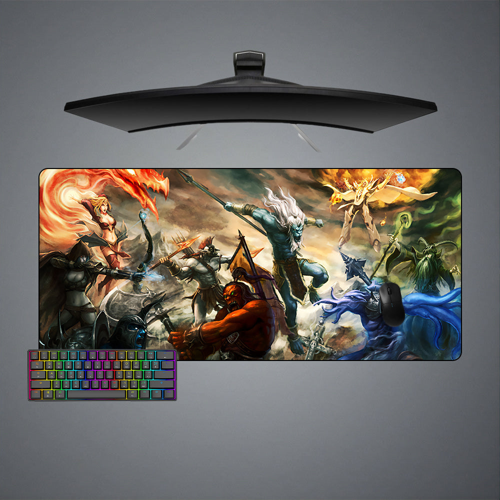 Allleftout Defense Of The Ancients Design Gaming Mouse Pad, Computer Desk Mat