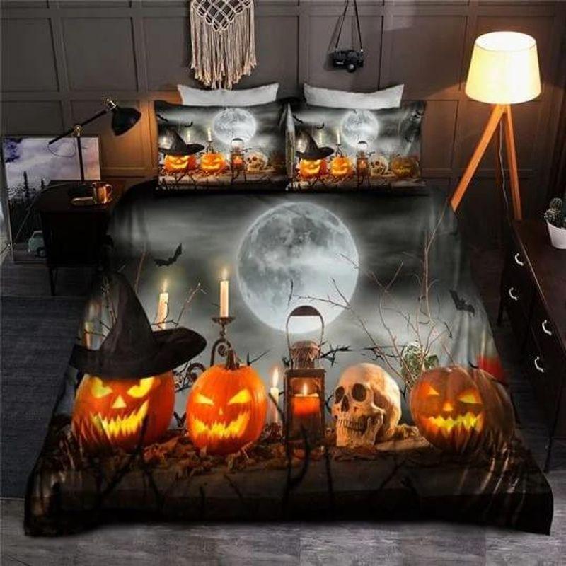 Pumpkin Witch Dark Side Character Bed Set Halloween Style Meaningful Gifts