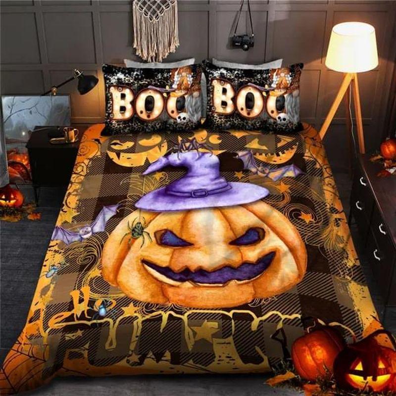 Boo Pumpkin Halloween Bedding Set Pumpkin Witches Boo Lovers Halloween Gift