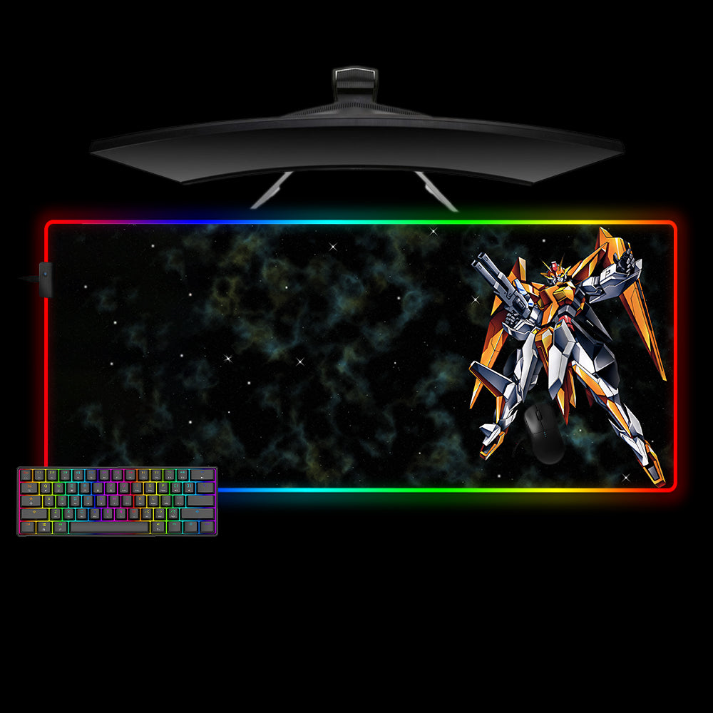 Allleftout Kyrios Design Rgb Gaming Mouse Pad, Computer Desk Mat