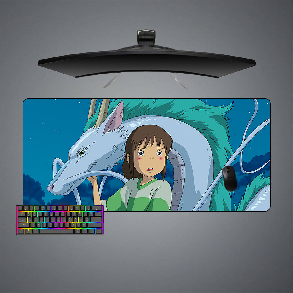 Allleftout Chihiro And Haku Design Gaming Mouse Pad, Computer Desk Mat