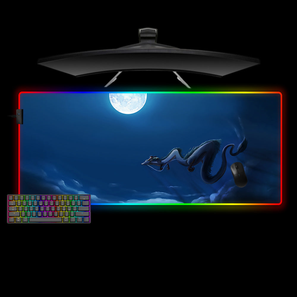 Allleftout Flying Away Design Rgb Gaming Mouse Pad, Computer Desk Mat