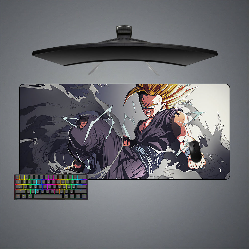 Allleftout Gohan Fights Design Gaming Mouse Pad, Computer Desk Mat