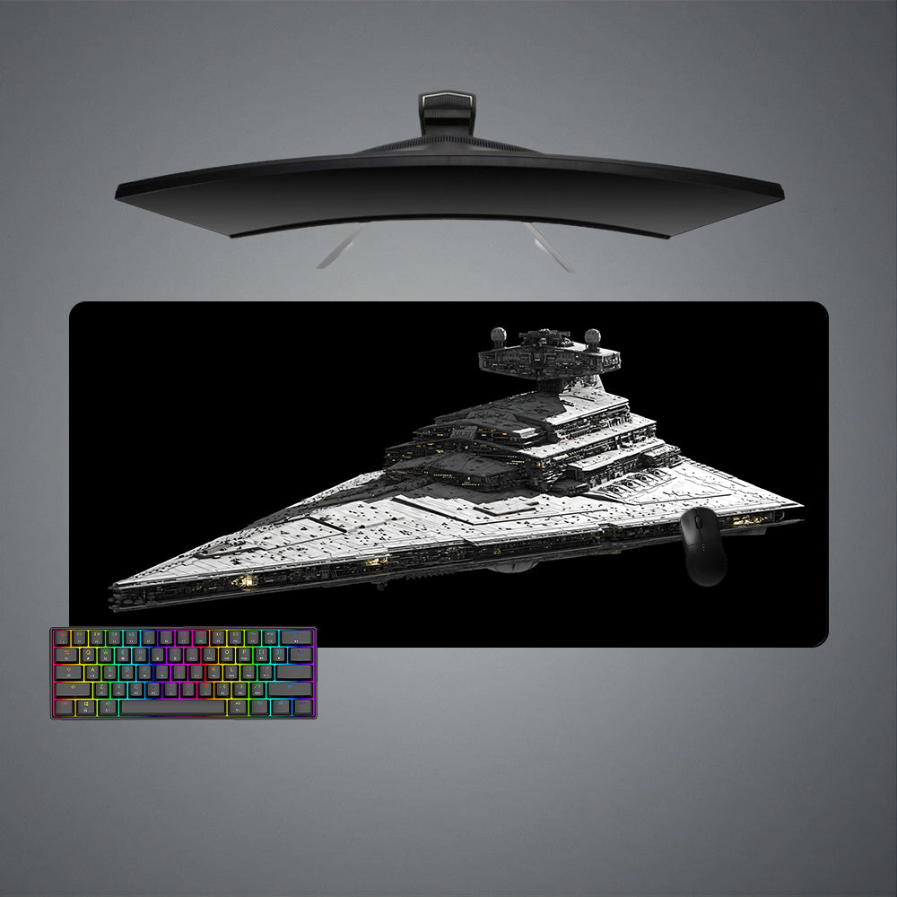 Allleftout Star Destroyer Design Gaming Mouse Pad, Computer Desk Mat