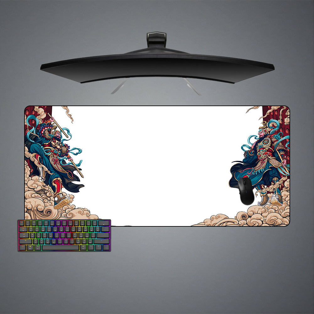 Allleftout Chinese Style Gods Design Gaming Mouse Pad, Computer Desk Mat