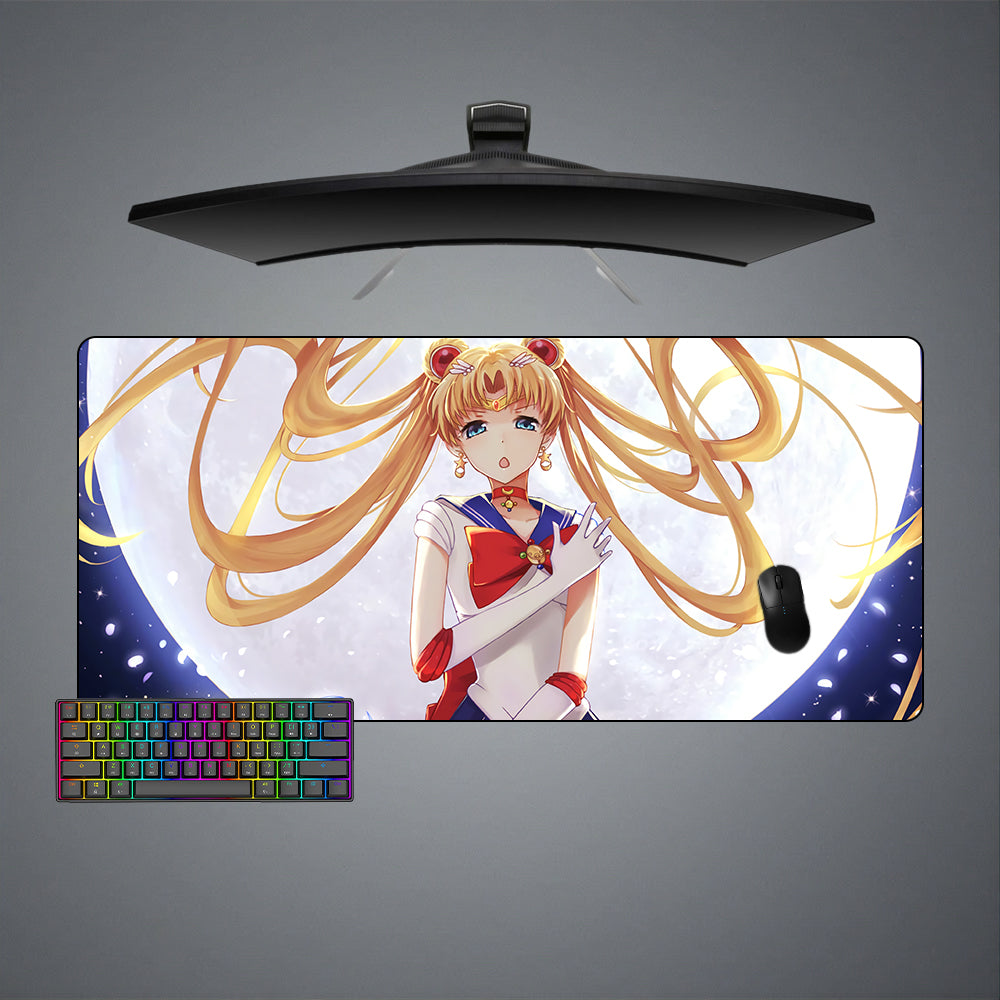 Allleftout Sailor Moon Design M-Xxl Size Gaming Mouse Pad, Computer Desk Mat