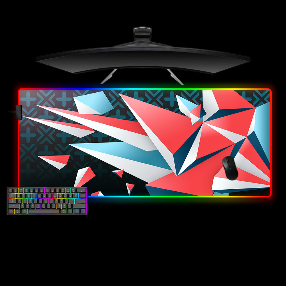 Allleftout Counter-Strike Point Disarray Design M-Xxl Size Rgb Gaming Mouse Pad, Computer Desk Mat