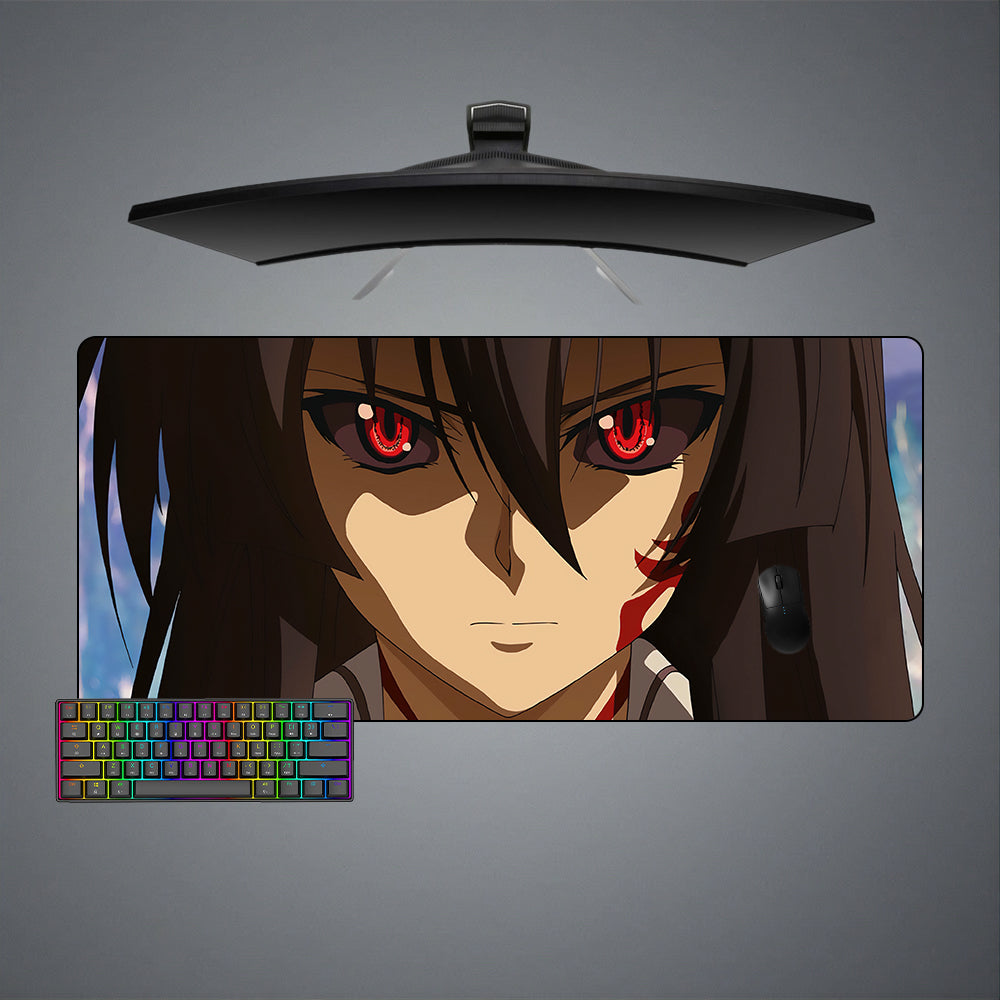 Allleftout Akame Eyes Design M-Xxl Size Gaming Mouse Pad, Computer Desk Mat
