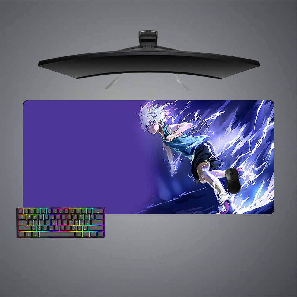 Allleftout Killua Zoldyck Design M-Xxl Size Gaming Mouse Pad, Computer Desk Mat