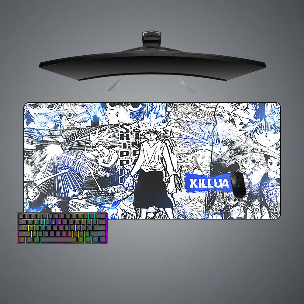 Allleftout Killua Drawing Design M-Xxl Size Gaming Mouse Pad, Computer Desk Mat