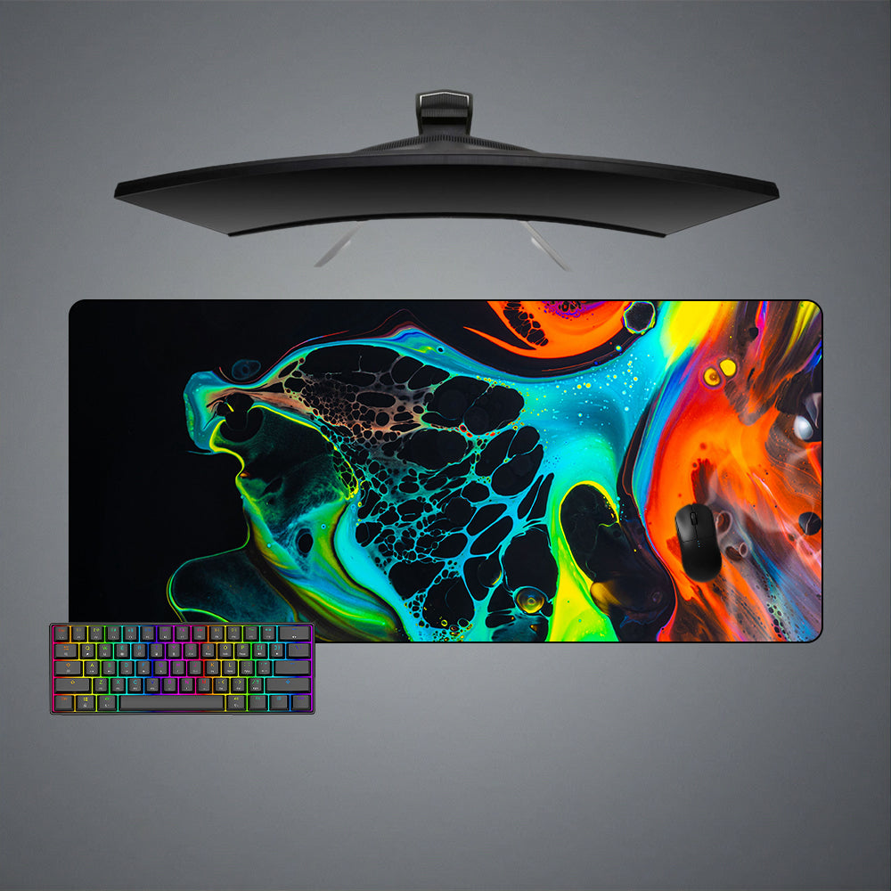 Allleftout Paint Mix Closeup Design M-Xxl Size Gaming Mouse Pad, Computer Desk Mat