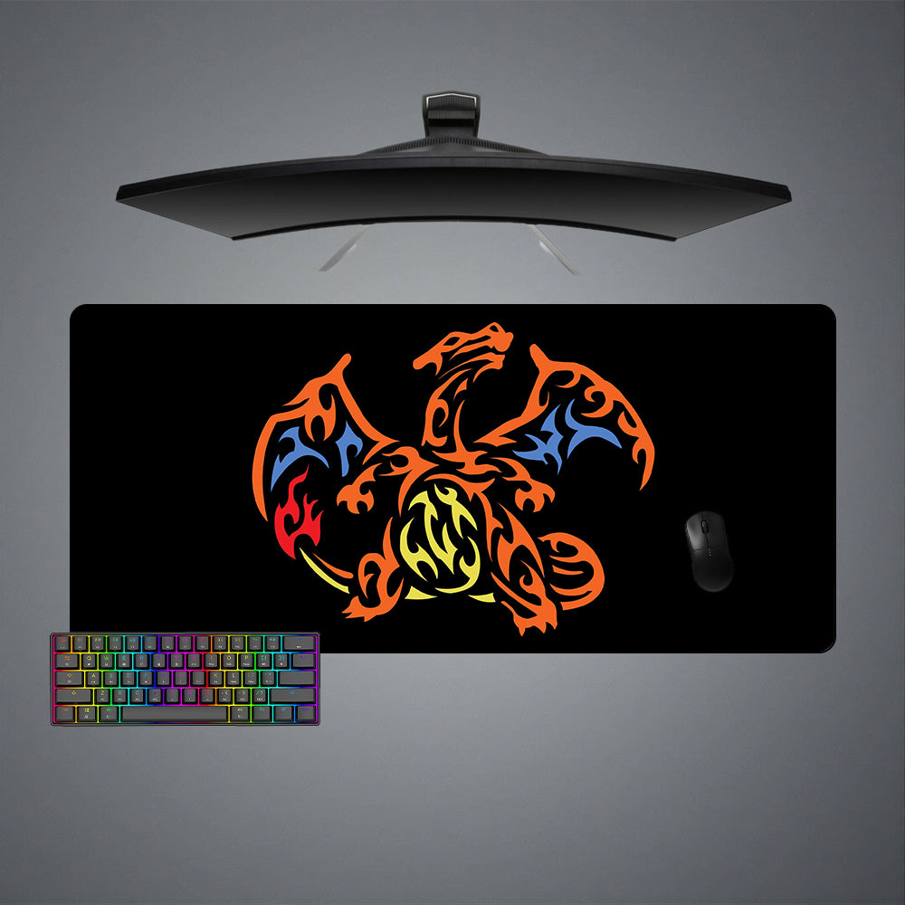 Allleftout Charizard Logo Design M-Xxl Size Gaming Mouse Pad, Computer Desk Mat