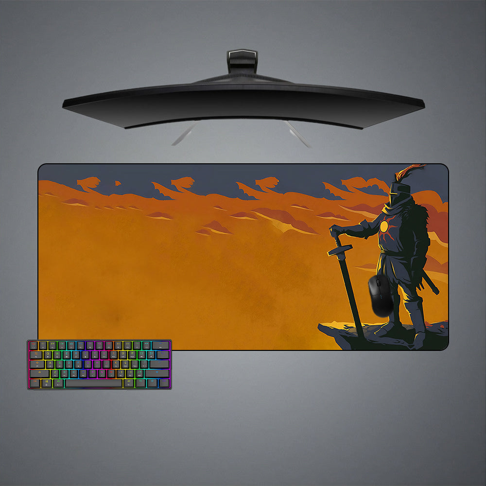 Allleftout Dark Souls Solaire Design M-Xxl Size Gaming Mouse Pad, Computer Desk Mat