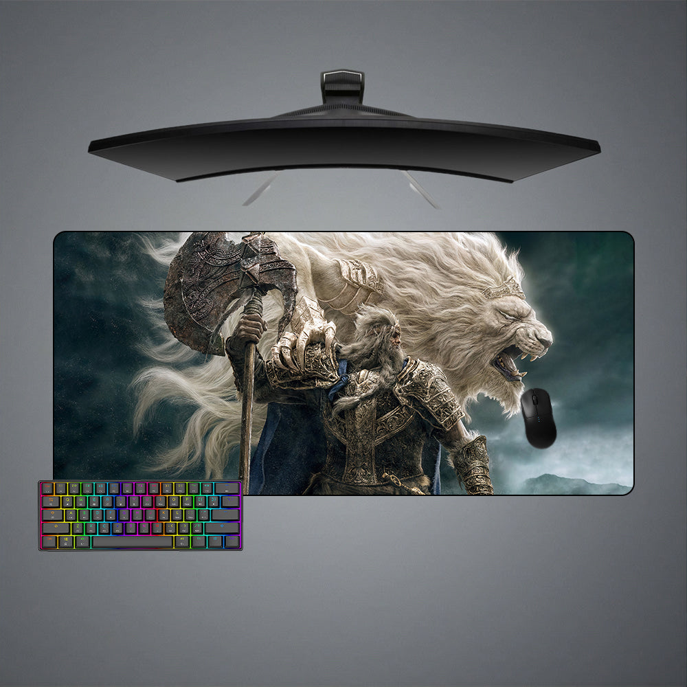 Allleftout Godfrey The First Elden Lord Design M-Xxl Size Gaming Mouse Pad, Computer Desk Mat