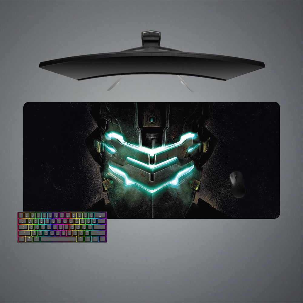 Allleftout Dead Space Helmet Design M-Xxl Size Gaming Mouse Pad, Computer Desk Mat