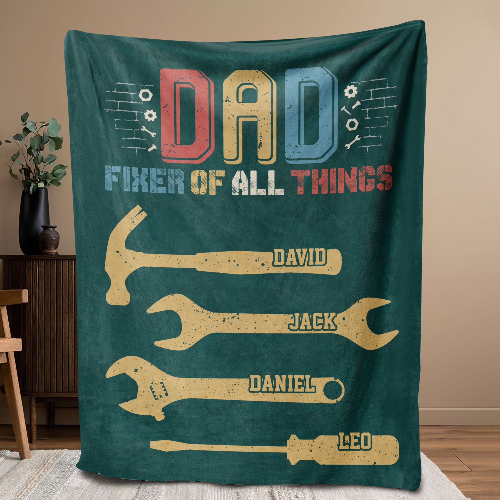 Petmytshirt Dad Blanket Dad Tools Blanket Custom Kid's 