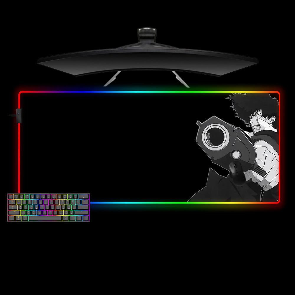 Allleftout Spike Gun Design M-Xxl Size Rgb Gaming Mouse Pad, Computer Desk Mat