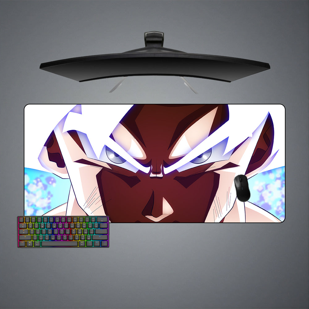 Allleftout Goku Mastered Ui Design M-Xxl Size Gaming Mouse Pad, Computer Desk Mat