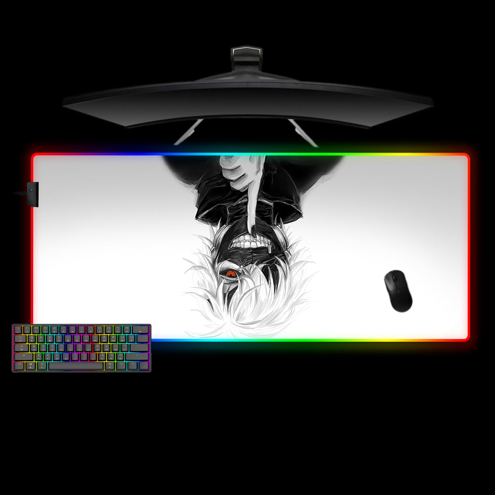 Allleftout Ken Upside Down Design M-Xxl Size Rgb Gaming Mouse Pad, Computer Desk Mat