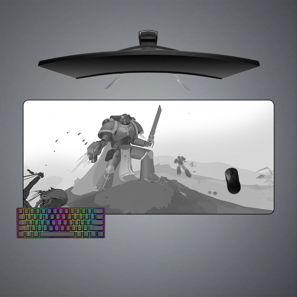 Allleftout Space Marine Art Design M-Xxl Size Gaming Mouse Pad, Computer Desk Mat