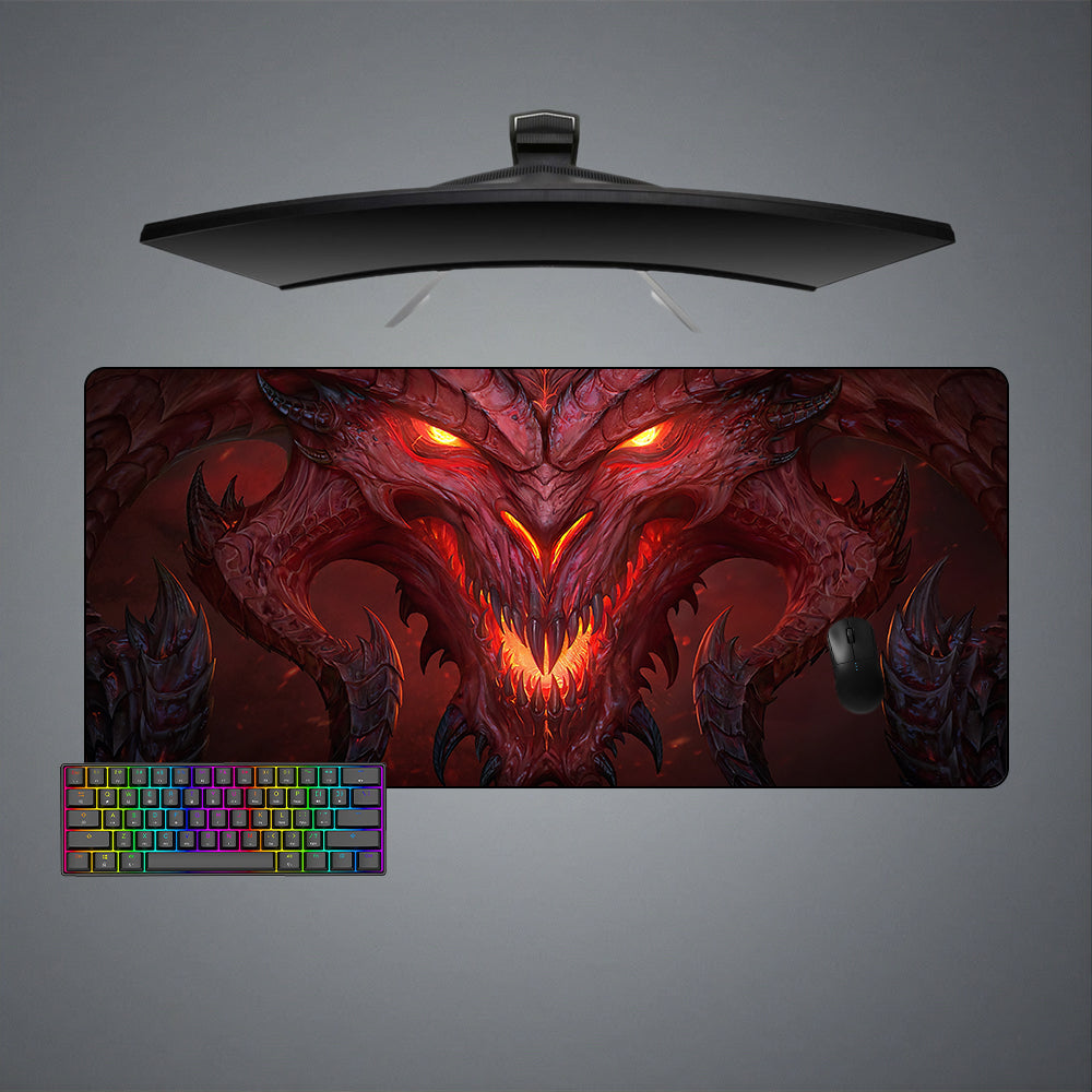 Allleftout Diablo Design M-Xxl Size Gaming Mouse Pad, Computer Desk Mat