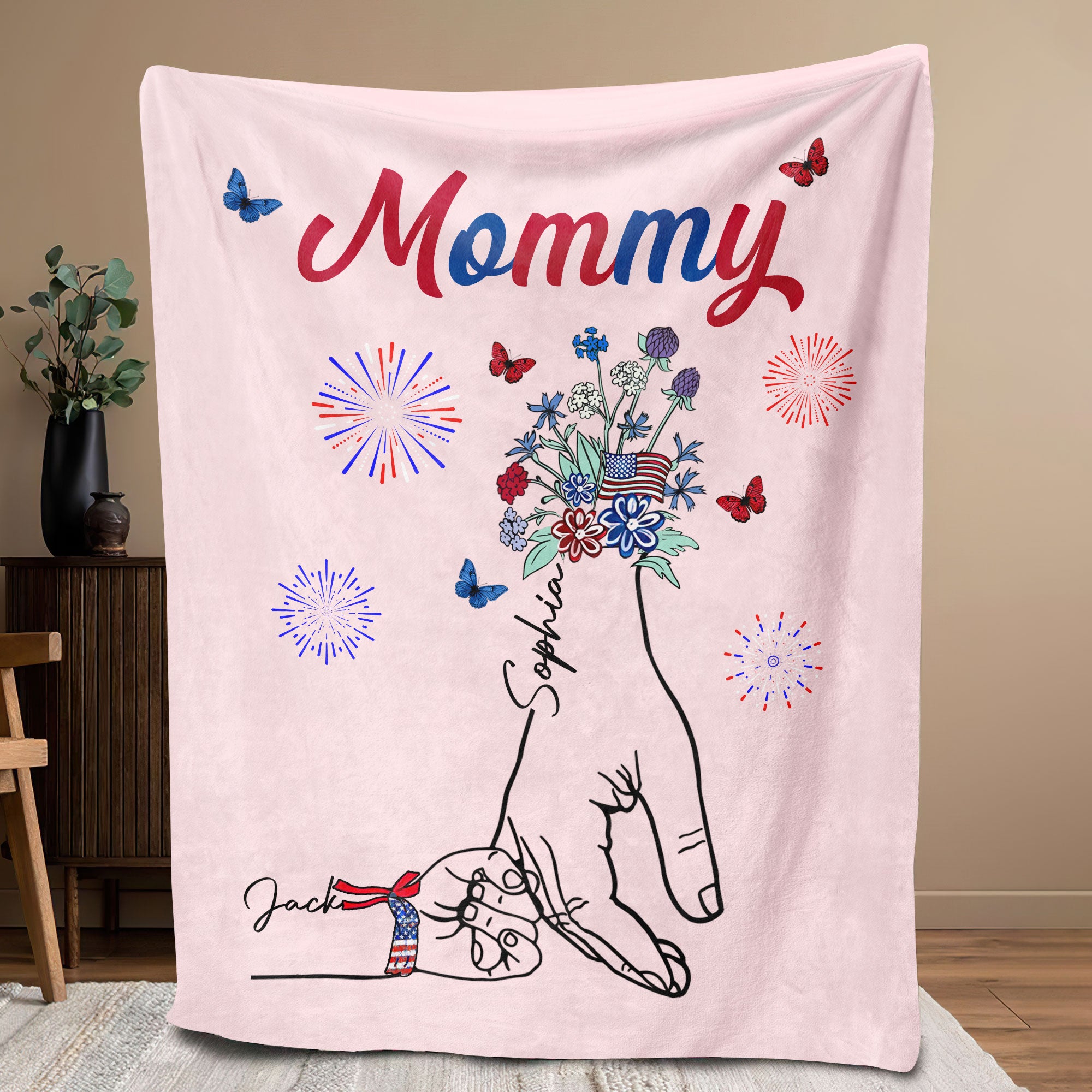 Petmytshirt Independence Day Blanket