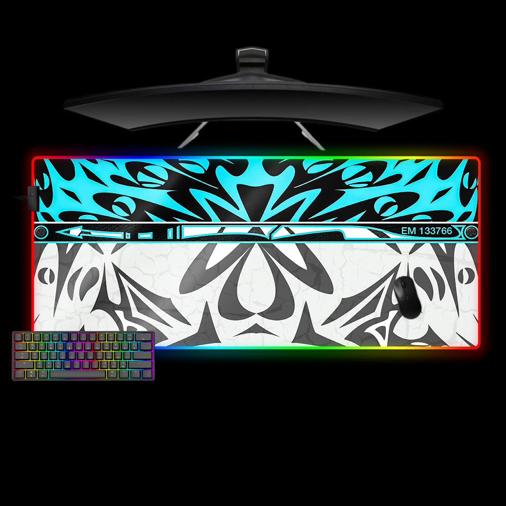 Allleftout Frontside Misty Design M-Xxl Size Rgb Gaming Mouse Pad, Computer Desk Mat