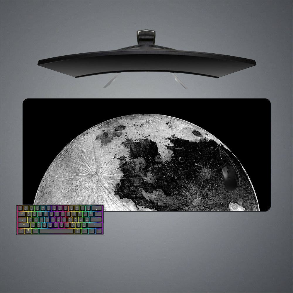 Allleftout Moon Surface Design M-Xxl Size Gaming Mouse Pad, Computer Desk Mat
