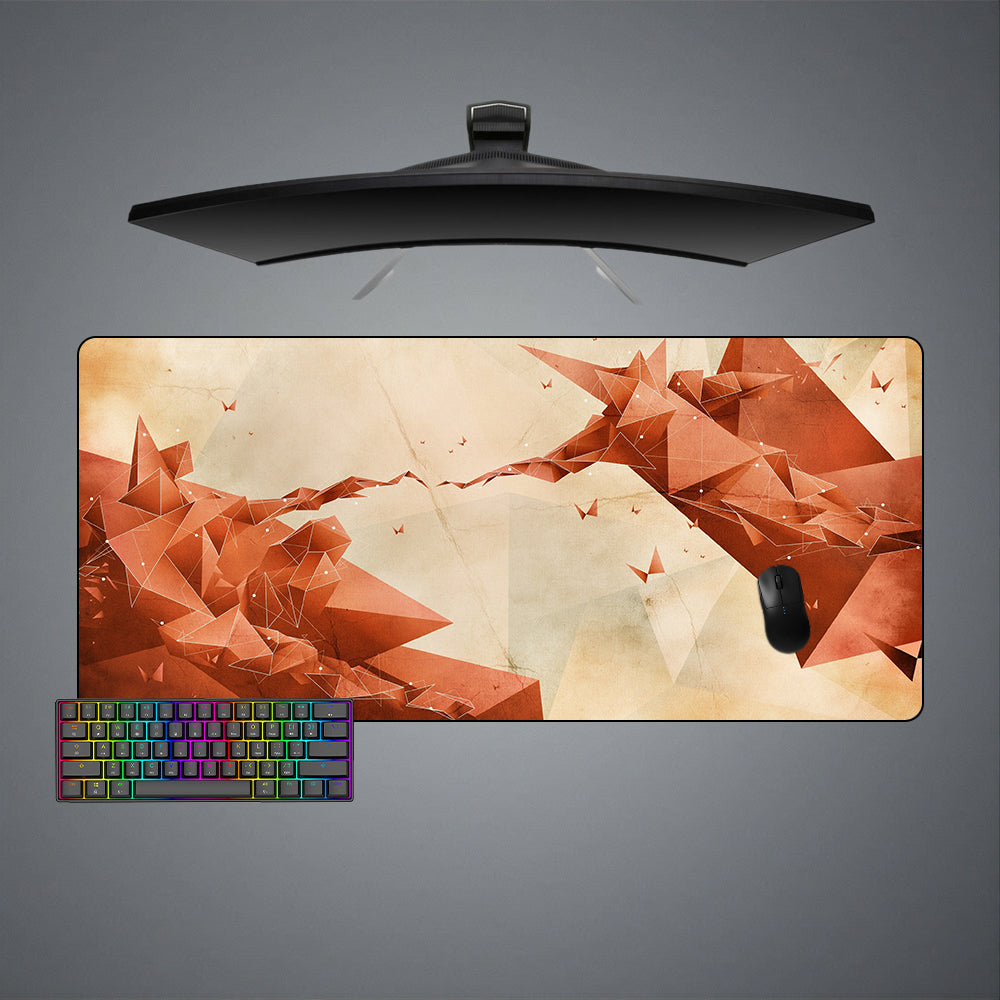 Allleftout Geometry Creation Design M-Xxl Size Gaming Mouse Pad, Computer Desk Mat