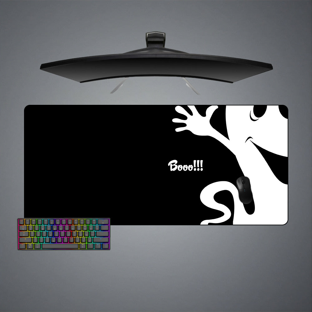 Allleftout Ghost Boo Design M-Xxl Size Gaming Mouse Pad, Computer Desk Mat
