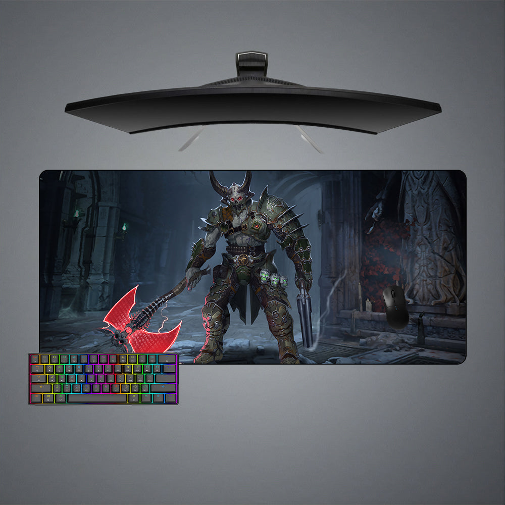 Allleftout Doom Marauder Design M-Xxl Size Gaming Mouse Pad, Computer Desk Mat