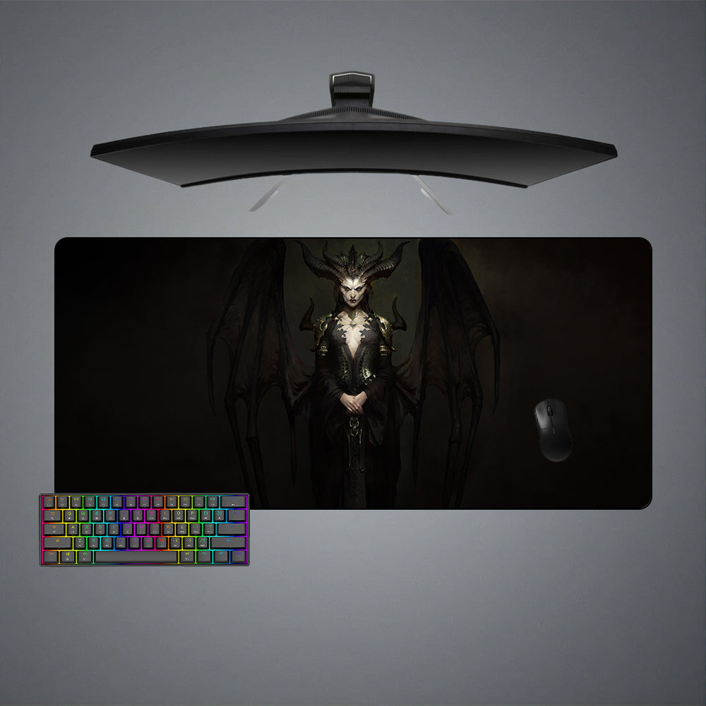 Allleftout Diablo Lilith Design M-Xxl Size Gaming Mouse Pad, Computer Desk Mat