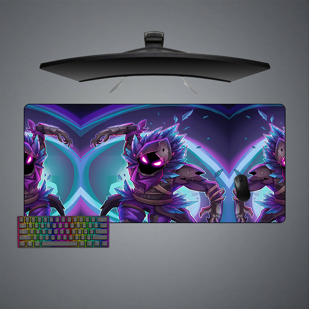 Allleftout Fortnite Raven Design M-Xxl Size Gaming Mouse Pad, Computer Desk Mat