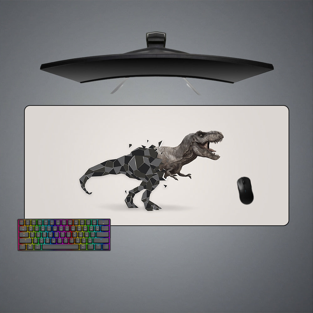 Allleftout Poly T-Rex Design M-Xxl Size Gaming Mouse Pad, Computer Desk Mat