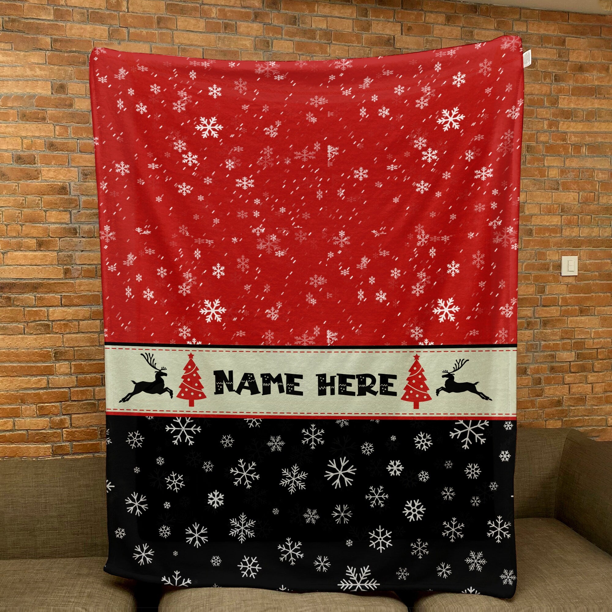 Petmytshirt Christmas Blanket Xmas Holiday Blanket Custom Christmas Gift for Daughter Son Kid