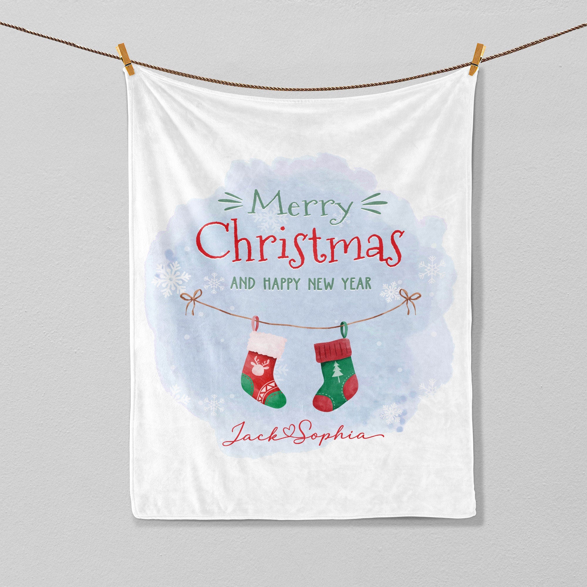 Petmytshirt Christmas Blanket Couple Blanket Custom Name Soft Cozy Sherpa Fleece Throw Blanket Christmas Gift for Couple Husband Wife