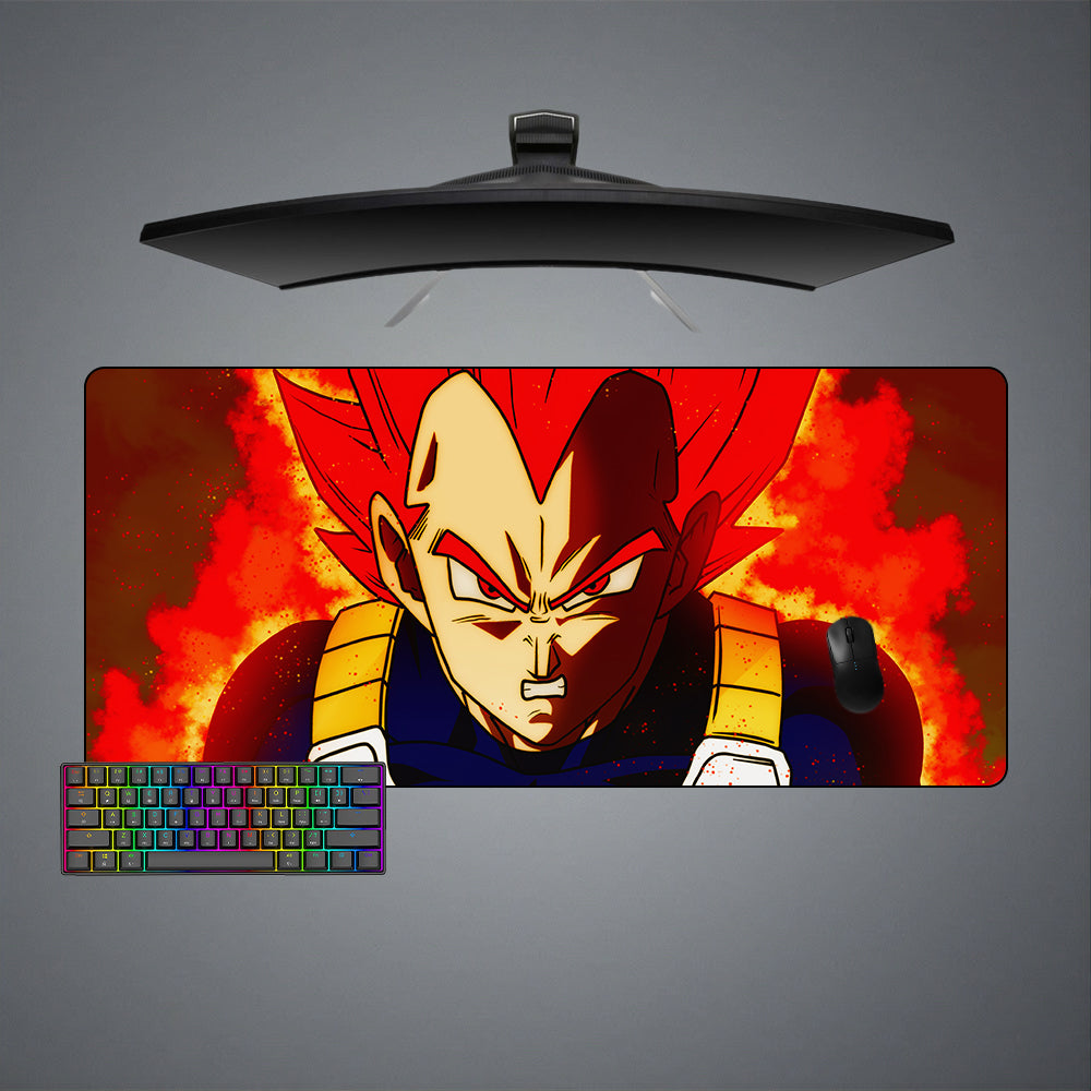 Allleftout Saiyan God Vegeta Design M-Xxl Size Gaming Mouse Pad, Computer Desk Mat
