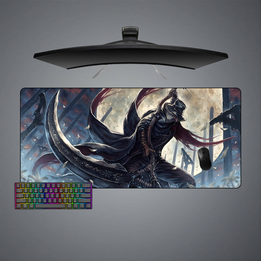 Allleftout Bloodborne Gehrman Design M-Xxl Size Gaming Mouse Pad, Computer Desk Mat