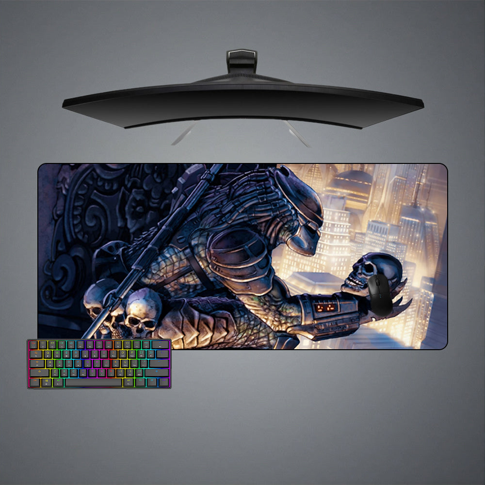 Allleftout Predator Concrete Jungle Design M-Xxl Size Gaming Mouse Pad, Computer Desk Mat