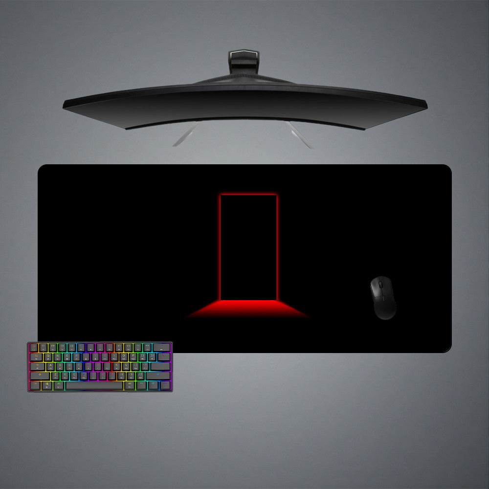 Allleftout Red Door Design M-Xxl Size Gaming Mouse Pad, Computer Desk Mat