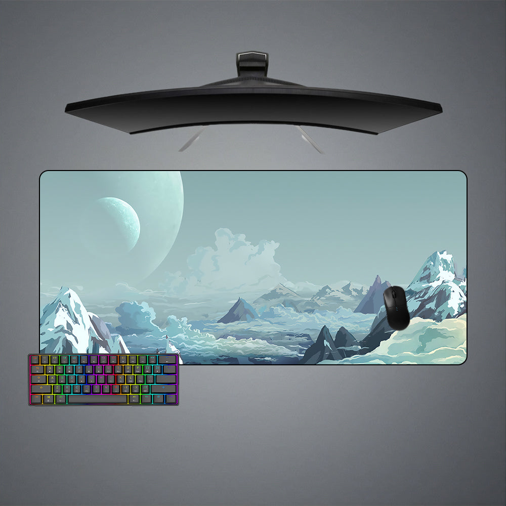 Allleftout Mountain Painting Design M-Xxl Size Gaming Mouse Pad, Computer Desk Mat