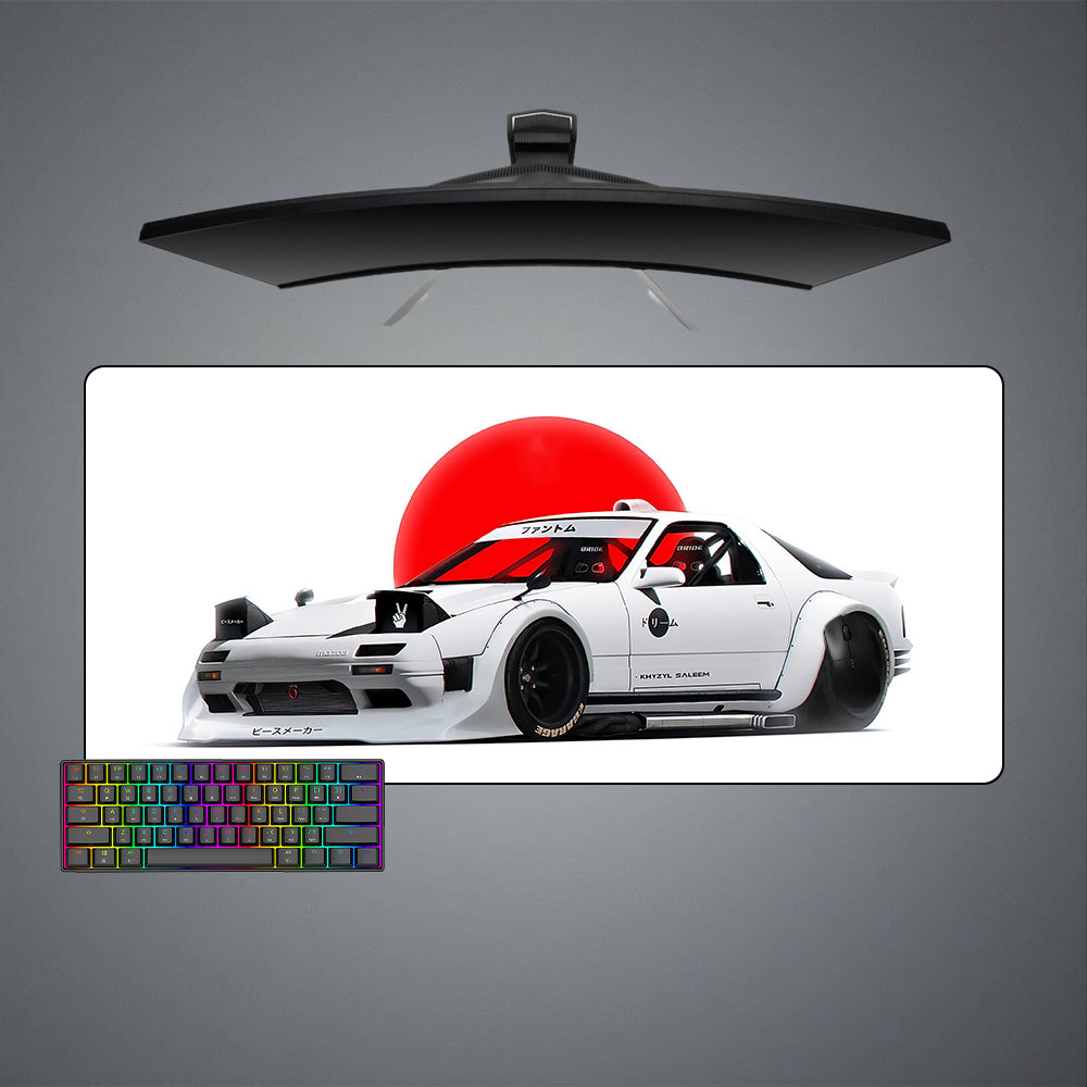Allleftout Rx-7 Design M-Xxl Size Gaming Mouse Pad, Computer Desk Mat